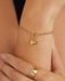 Double Chain Bracelet w/ Charm Holder